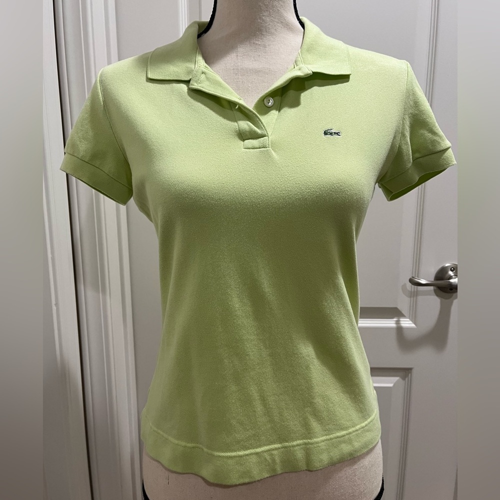 Lacoste Light Green Short Sleeve Polo Shirt